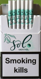 Solo menthol slim (Соло слимовий метол). (Duty free.)SS 0
