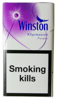 winston XSpression purple capsule. (Вінстон фіолетовий з капсулою) (Duty free).