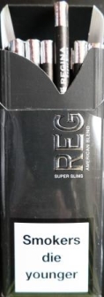 ORIGINAL! Regina black super slims (Регіна чорна супер слімс) 0