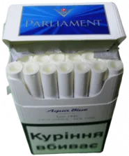 Украина Parliament Aqua Blue Turbo (Парламент Аква Блу). (Акциз МРЦ 95,24)