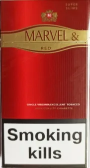 Сигареты "Marvel" Red slims Duty Free (Марвел красный слимс) Цена за блок (10 пачек)