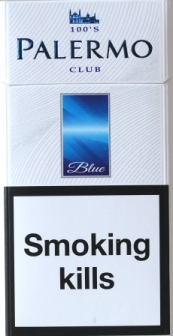 Palermo blue 100's (Палермо сині сотки) (duty free)