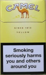 Сигареты “Camel yellow” Целлофан (Кемел желтый) (duty free) КРУГЛАЯ ПАЧКА.