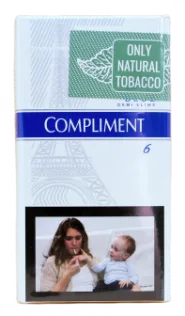 20 ШТ (Круглая пачка с картинкой) "Compliment" Demi Slims 6. (Комплимент деми 6 ). 0