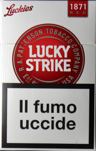 Lucky Strike . Целлофан (лаки страйк красный) 