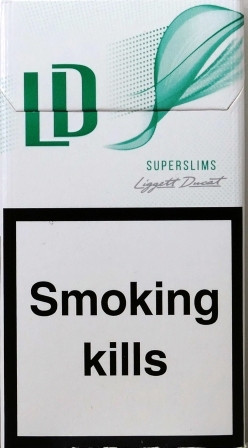 "LD Menhol" Super Slims. (ЛД Ментол Супер Слімс). Duty Free