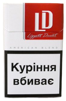 "LD Ligget Ducat red" (ЛД червоний). (МРЦ 65,00) (Без марки)